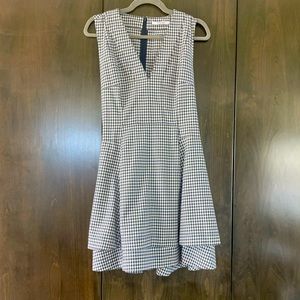 Derek Lamb Gingham Check Dress